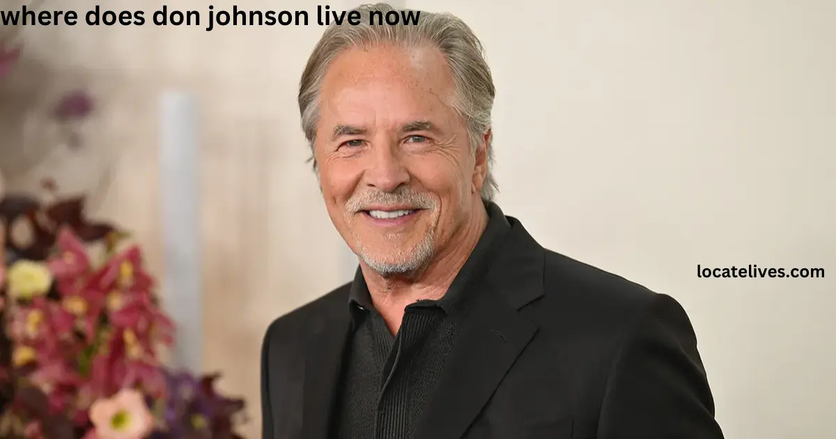 where does don johnson live now