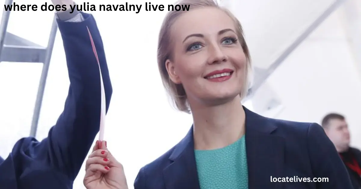 where does yulia navalny live now